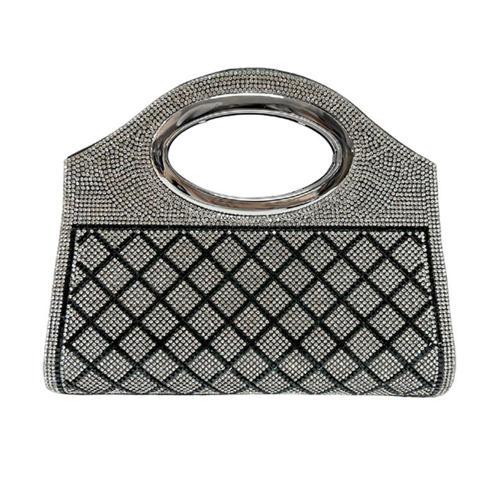 Rhinestone-Studded Evening Tote