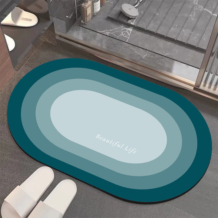 Modern Layered Bathroom Mat Kalsten
