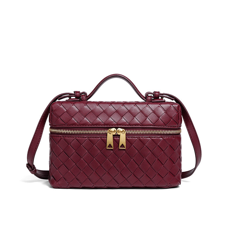 Woven Leather Cosmetic Case Kalsten
