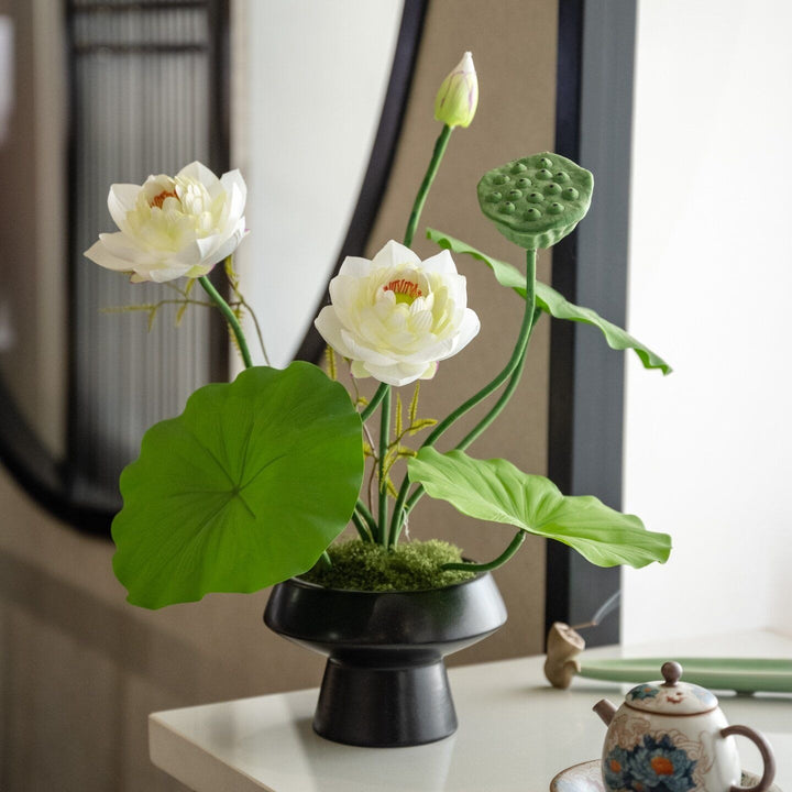 Artistic Lotus Flower Arrangement
