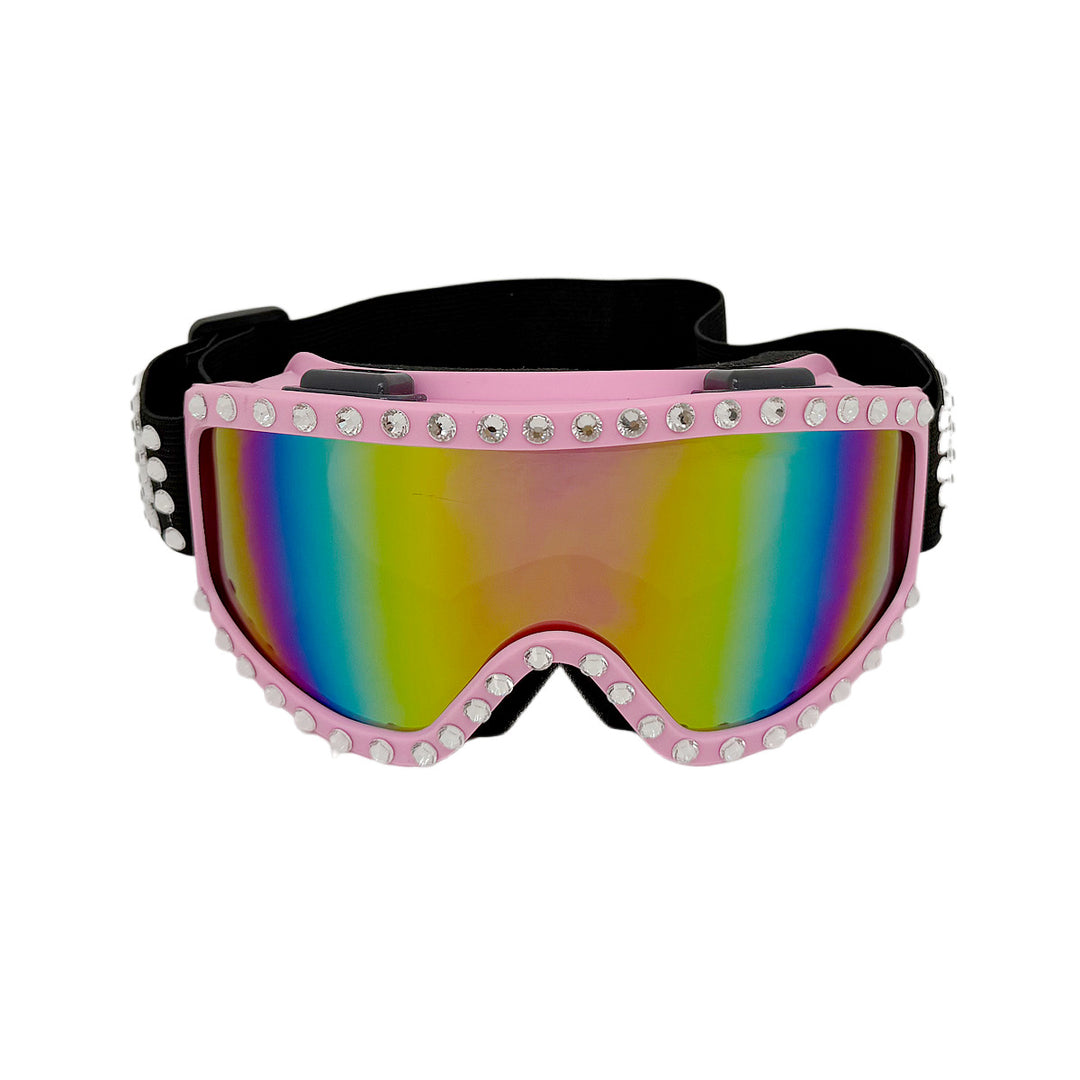 Women's fashionable ski goggles with glittering decorations Kalsten