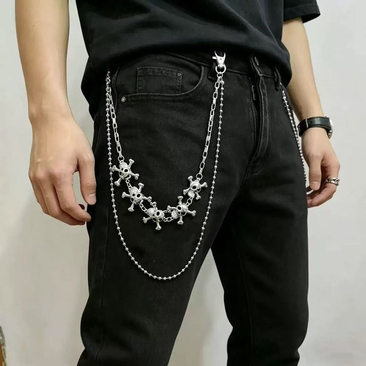 Fashionable chain belt with cross pendants Kalsten