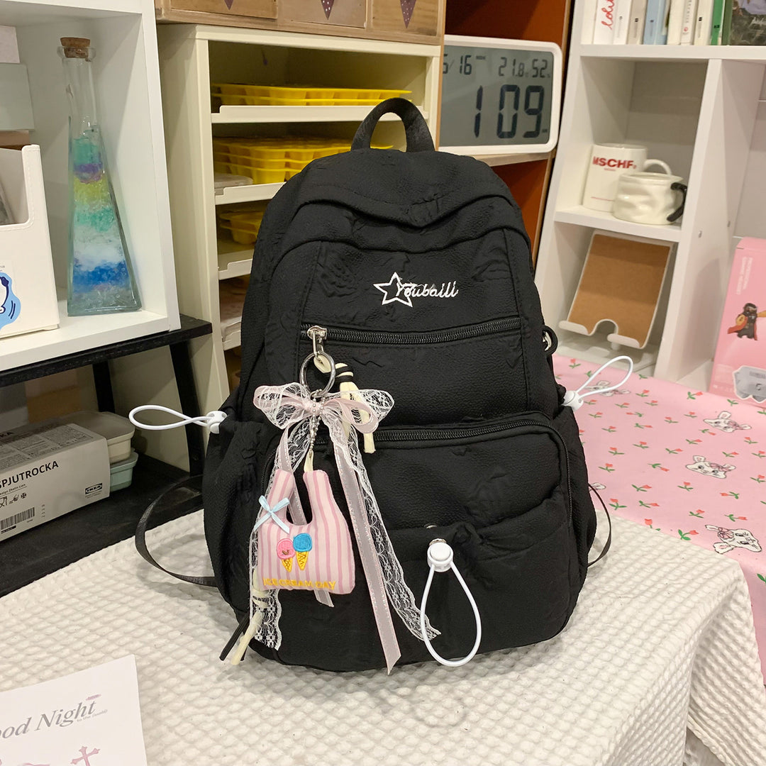 Stylish Textured Backpack Kalsten
