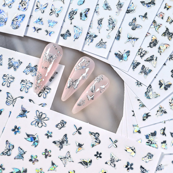 Artistic Butterfly Nail Art Decals