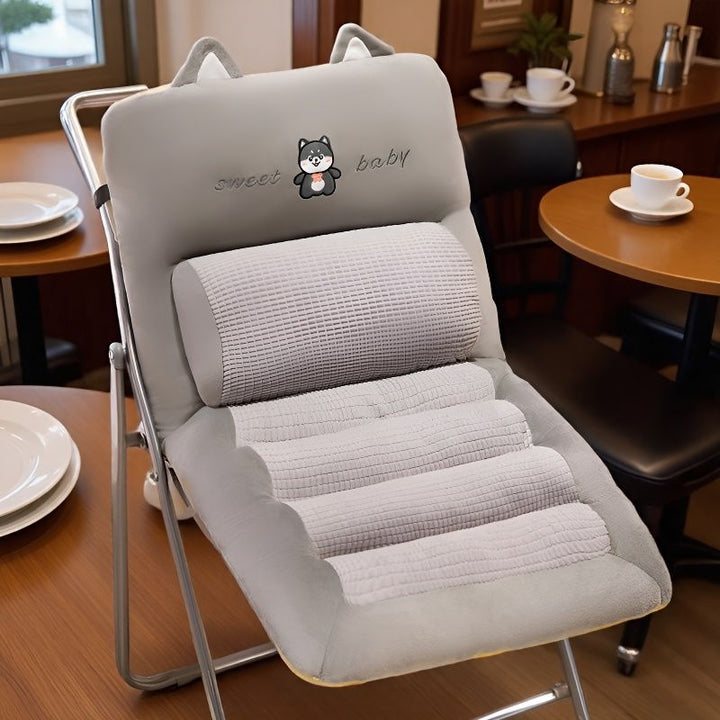 Plush seat cushion with ergonomic back support Kalsten