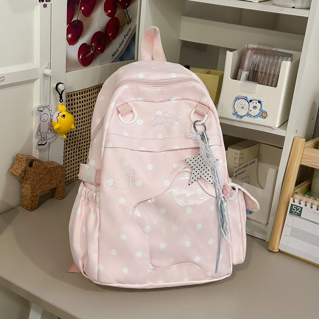 Stylish Polka Dot Backpack Kalsten 1791205375