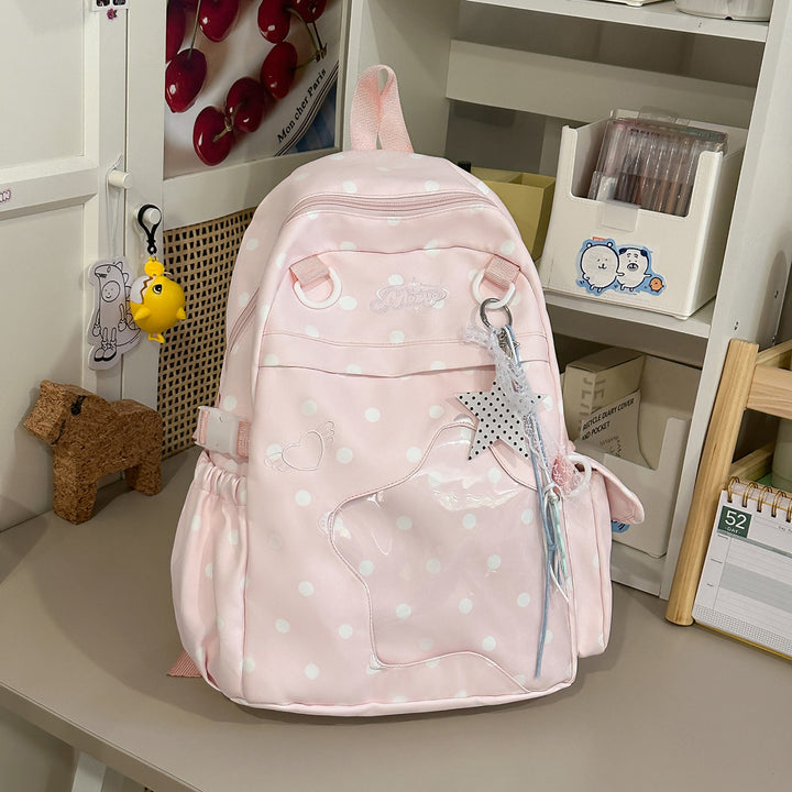 Stylish Polka Dot Backpack Kalsten 1791205375