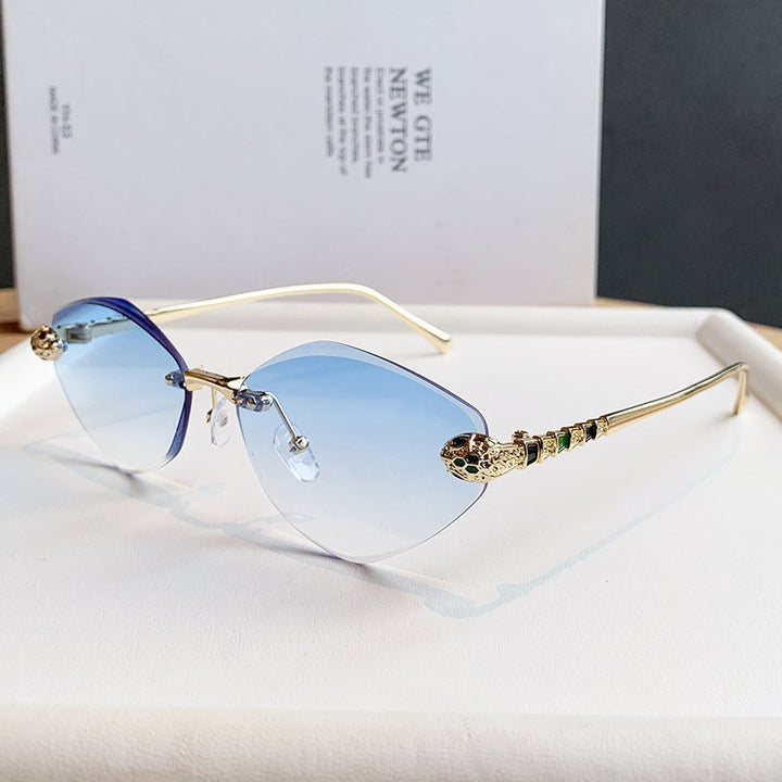 Women's Cat-Eye Sunglasses with Luxurious Jewelry Frame Kalsten