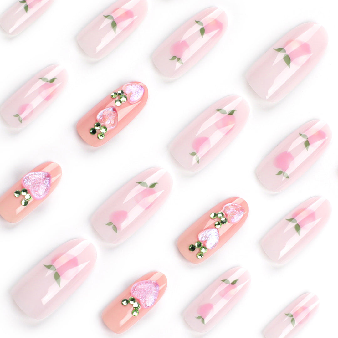 Artistic Nail Art with Fruit and Glitter Designs Kalsten