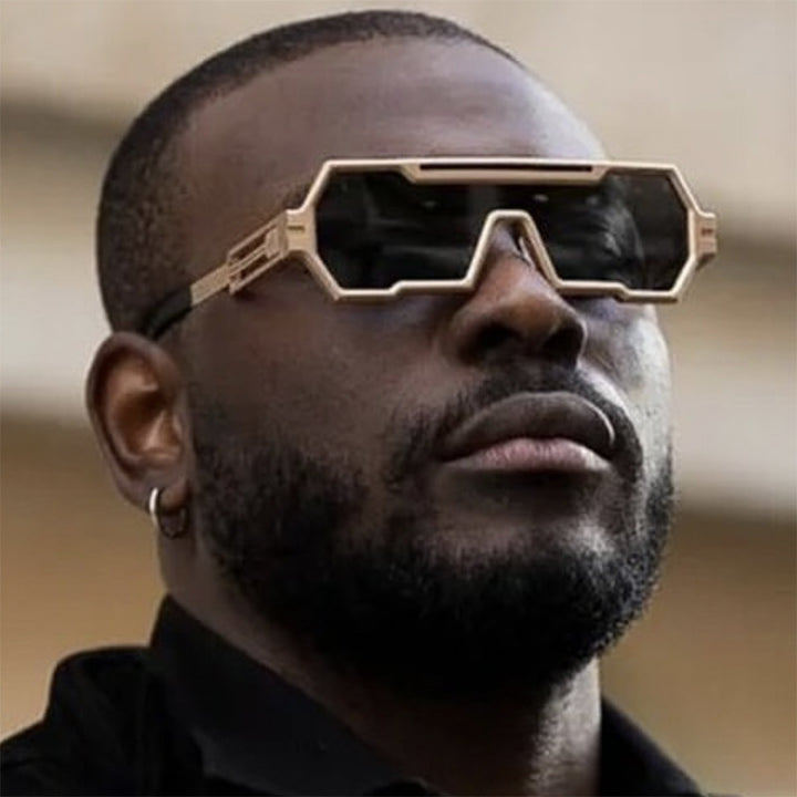 Women's futuristic sunglasses in striking hexagon design Kalsten