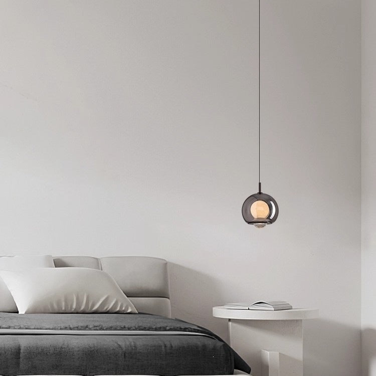 Modern Glass Globe Pendant Light