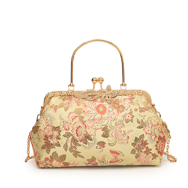 Vintage Floral Evening Bag