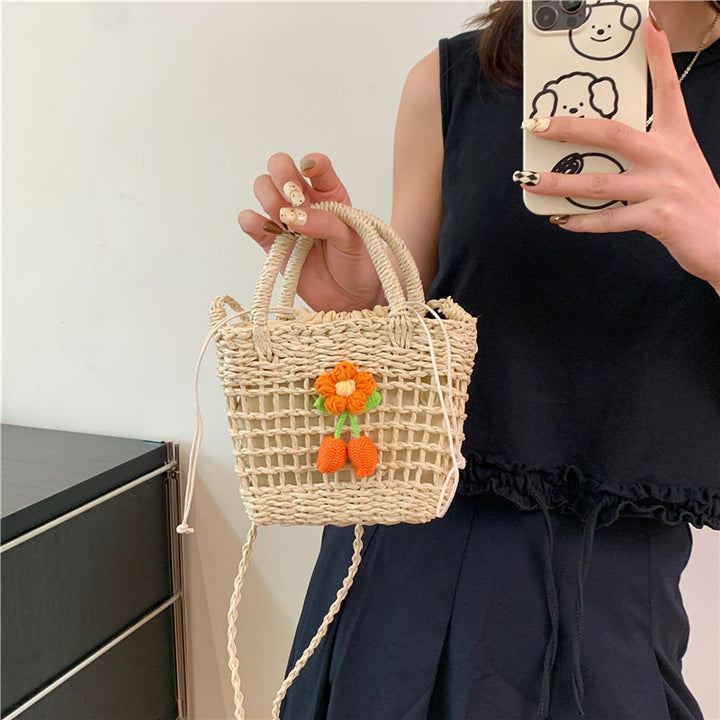 Handcrafted Crochet Floral Tote