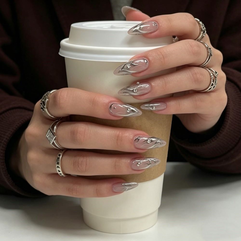 Stylish Stiletto Nail Art Enhancements