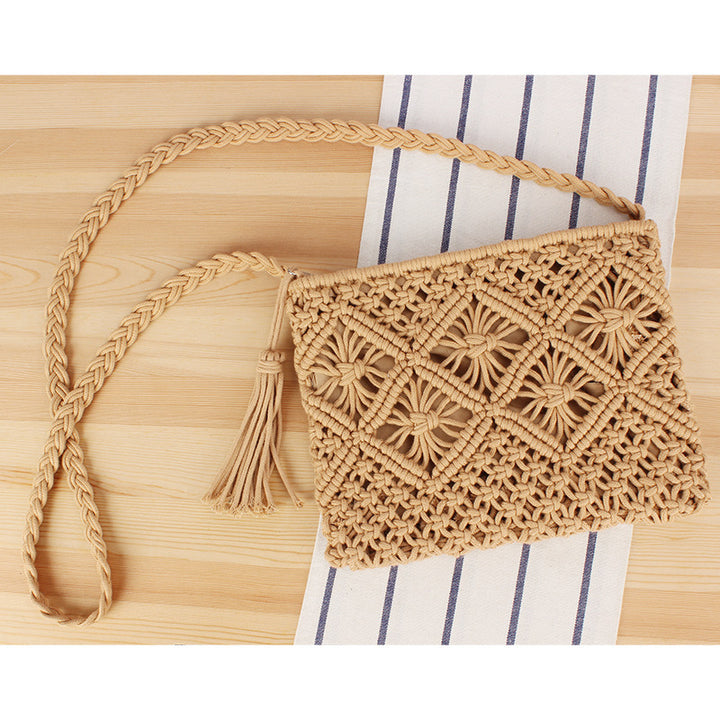 Hand-manipulated Macramé Crossbody Bag Kalsten