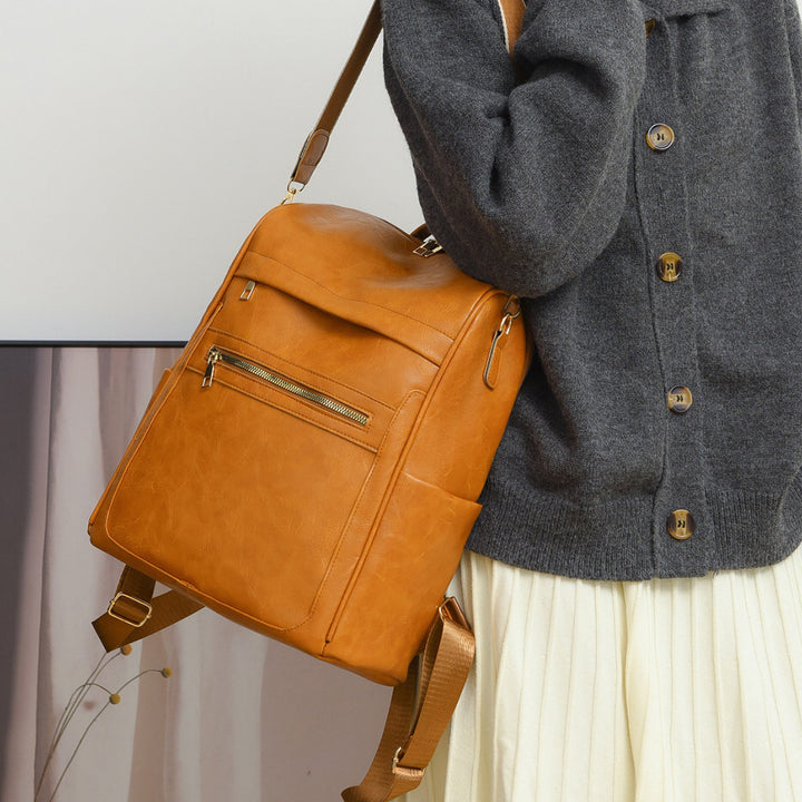 Premium Leather Backpack Kalsten
