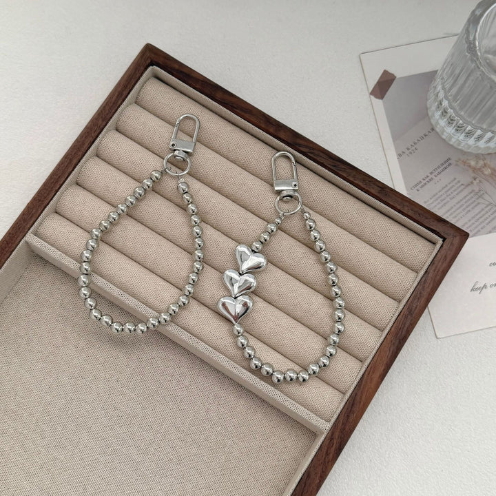 Heart-Inspired Charm Keychain Kalsten