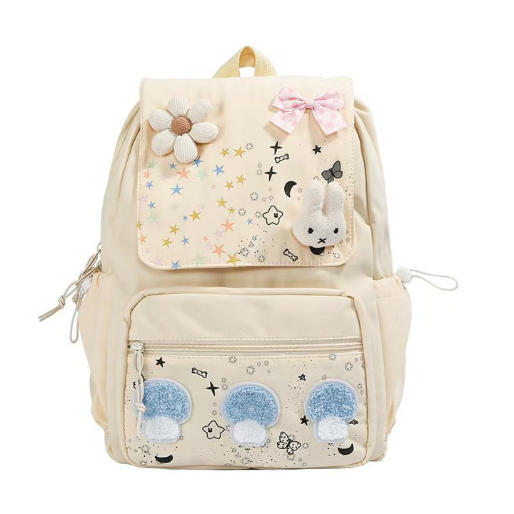 Backpack with Cute Plush Design and Multifunctional Compartments Kalsten