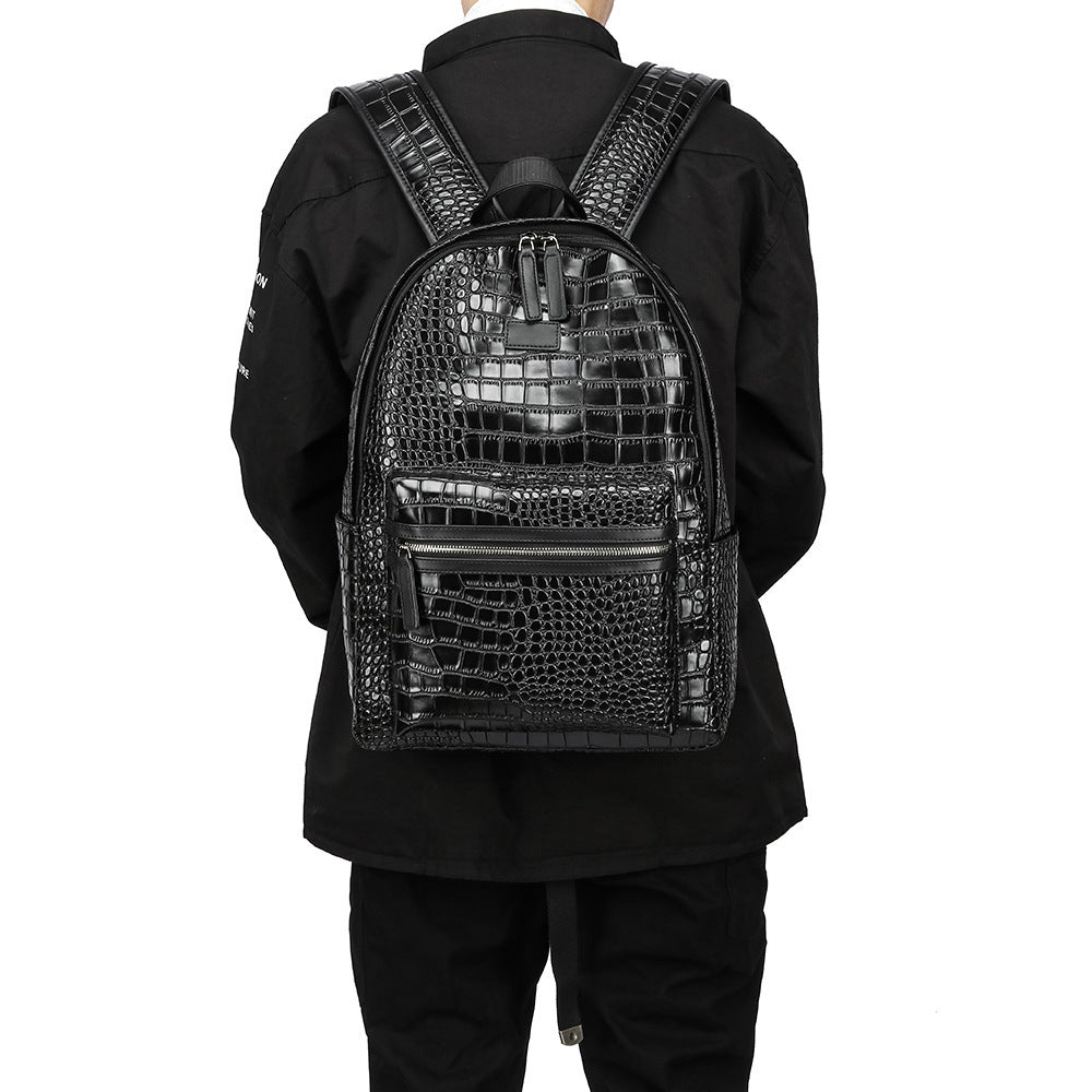 Elegant Backpack in Crocodile Look Kalsten