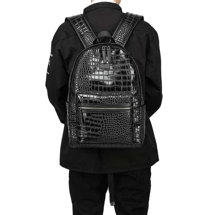 Elegant Backpack in Crocodile Look Kalsten