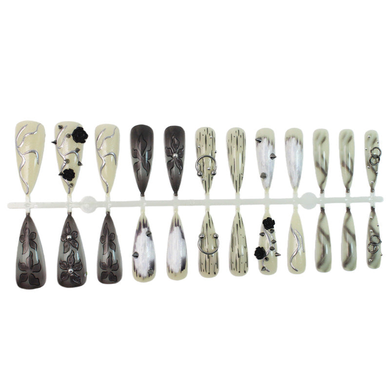Nail set with creative Halloween motifs and high-quality embellishments Kalsten