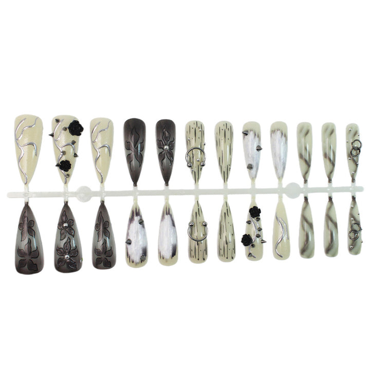 Nail set with creative Halloween motifs and high-quality embellishments Kalsten