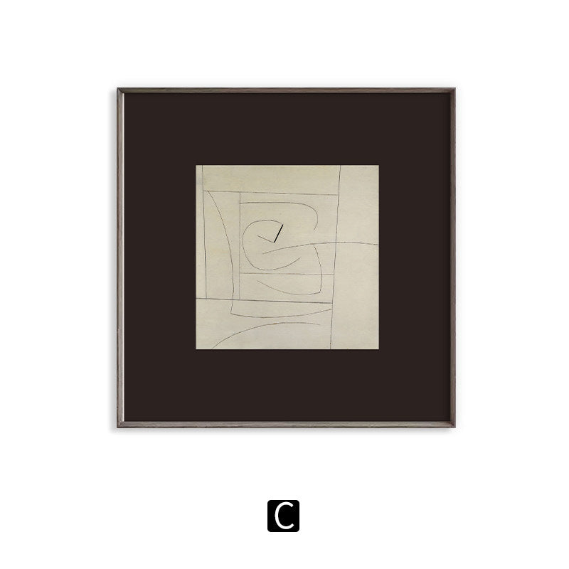 Abstract Geometric Framed Art