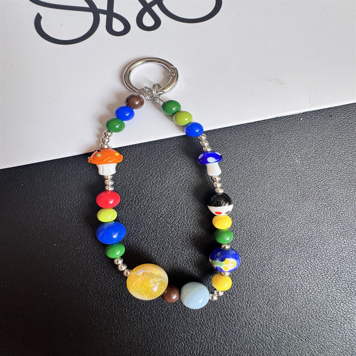 Colorful Beaded Charm Keychain Kalsten 1790136000