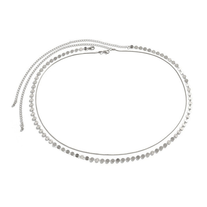 Elegant Layered Chain Belt Kalsten