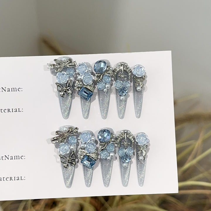 Decorative Floral Hair Clip Set