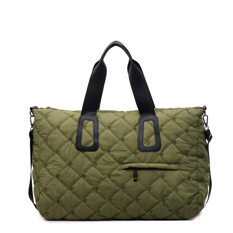 Quilted Travel Tote Bag