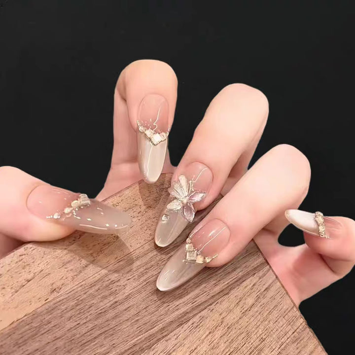 Floral Art Press-On Nail Set Kalsten