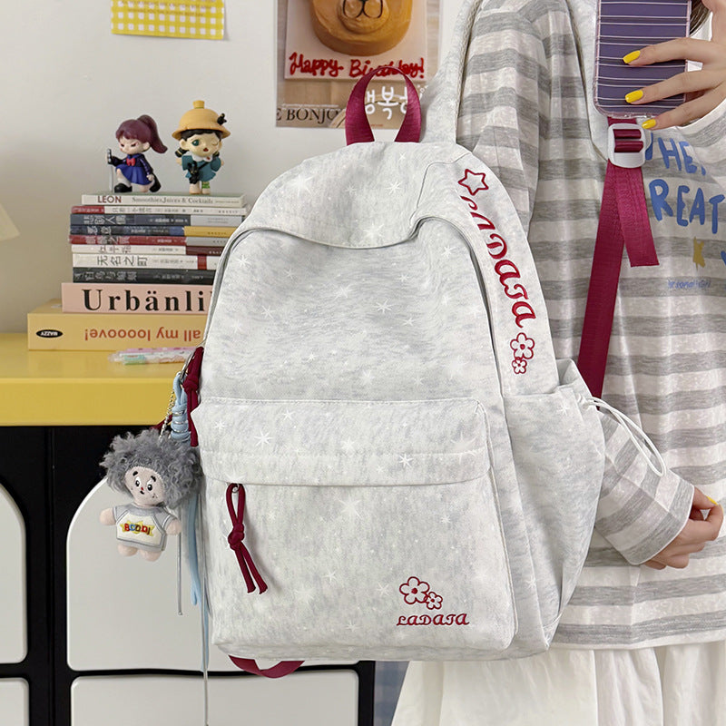 Star-Patterned Casual Backpack Kalsten