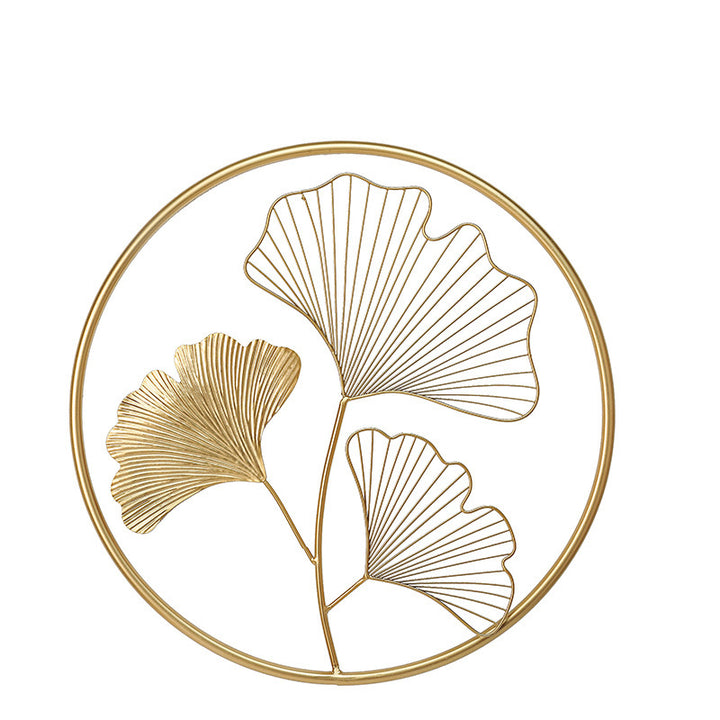 Decorative Metal Ginkgo Leaf Wall Art Kalsten