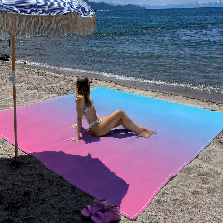 Mandala Design Beach Mat Kalsten
