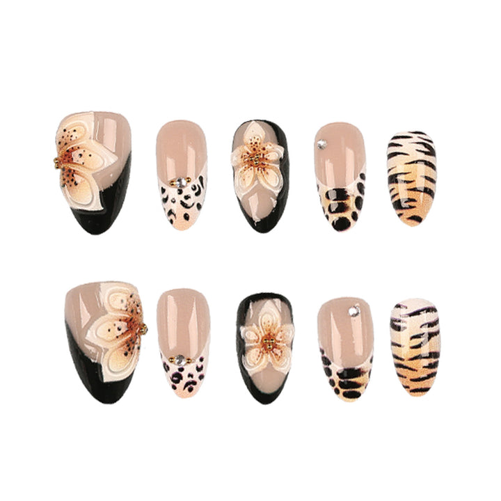 Decorative Press-On Nail Tips Kit