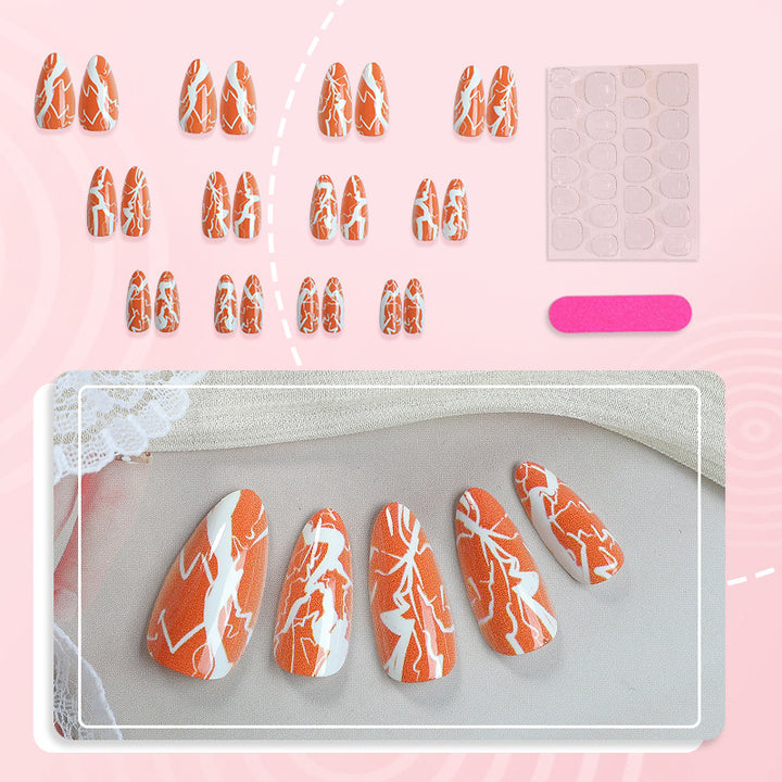 Artistic Abstract Press-On Nail Art Set Kalsten