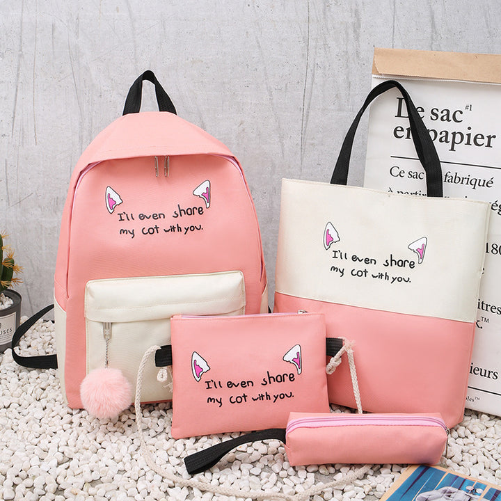 Cute Animal-Themed Backpack Set Kalsten