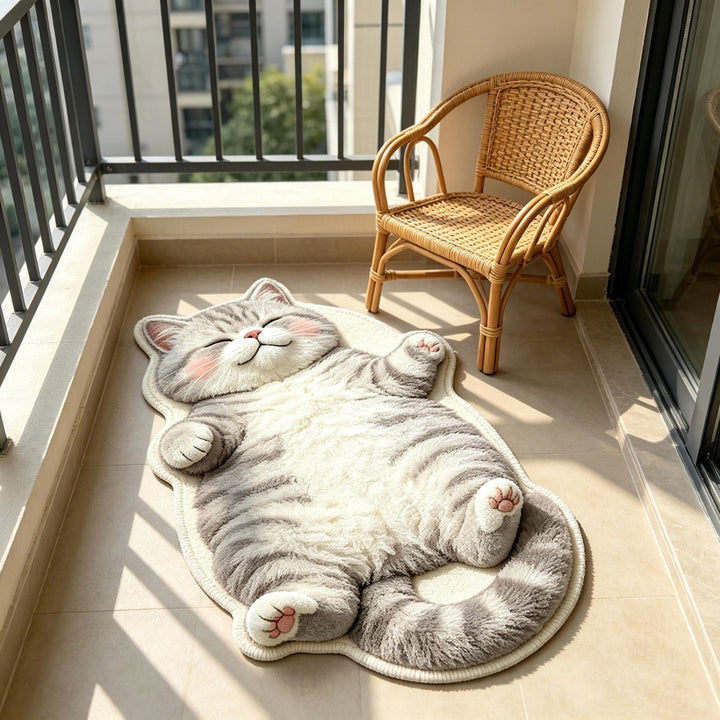 Cute Cartoon Dog Shaped Area Rug