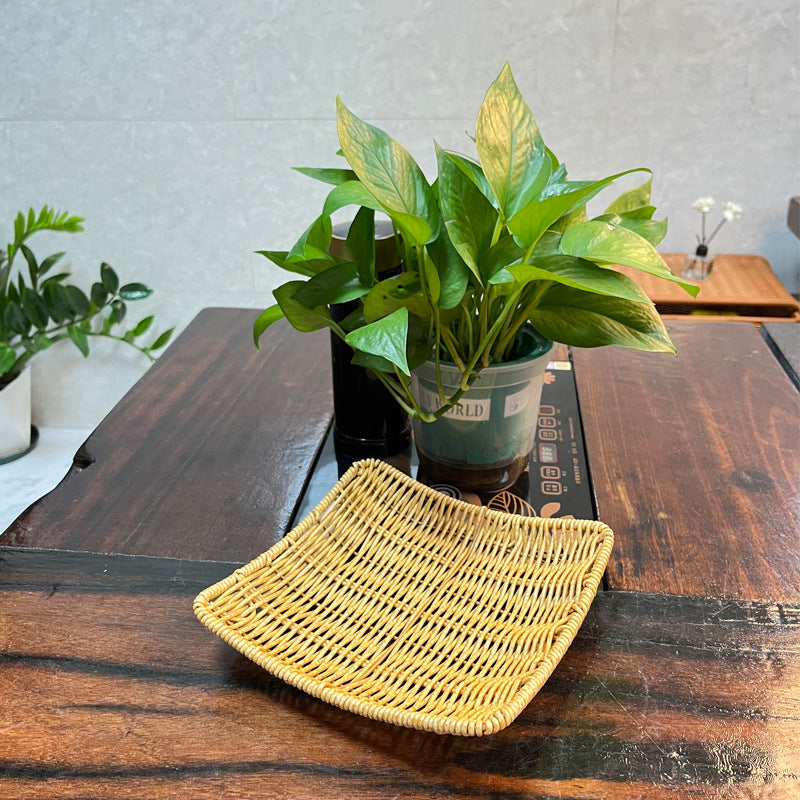 Handcrafted Woven Serving Tray Kalsten