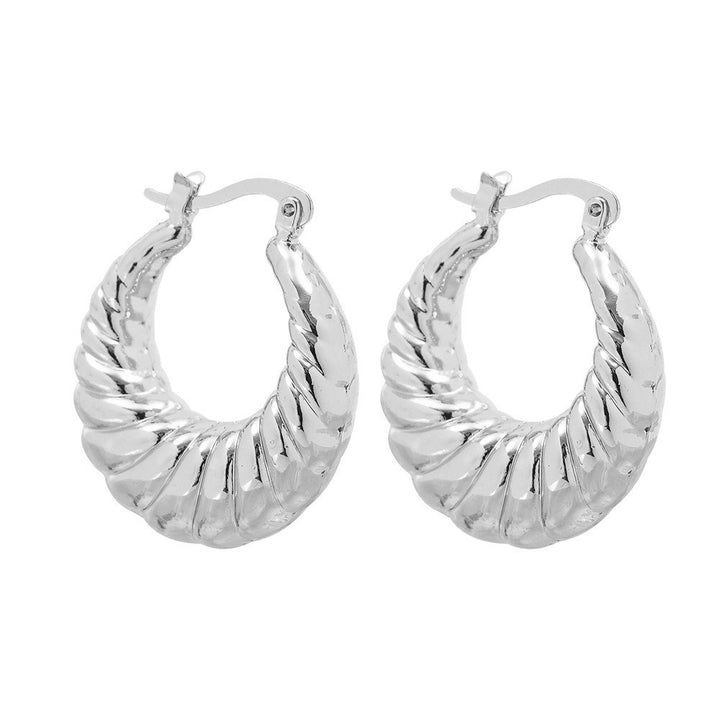 Sleek Curved Huggie Earrings Kalsten