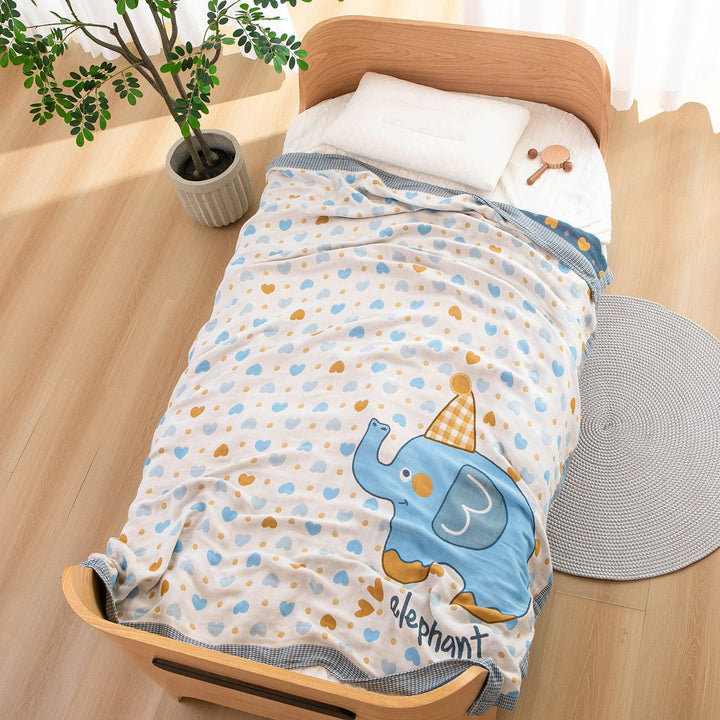 Ladies cuddly blanket with charming animal motif Kalsten