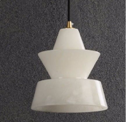 Layered Geometric Pendant Light