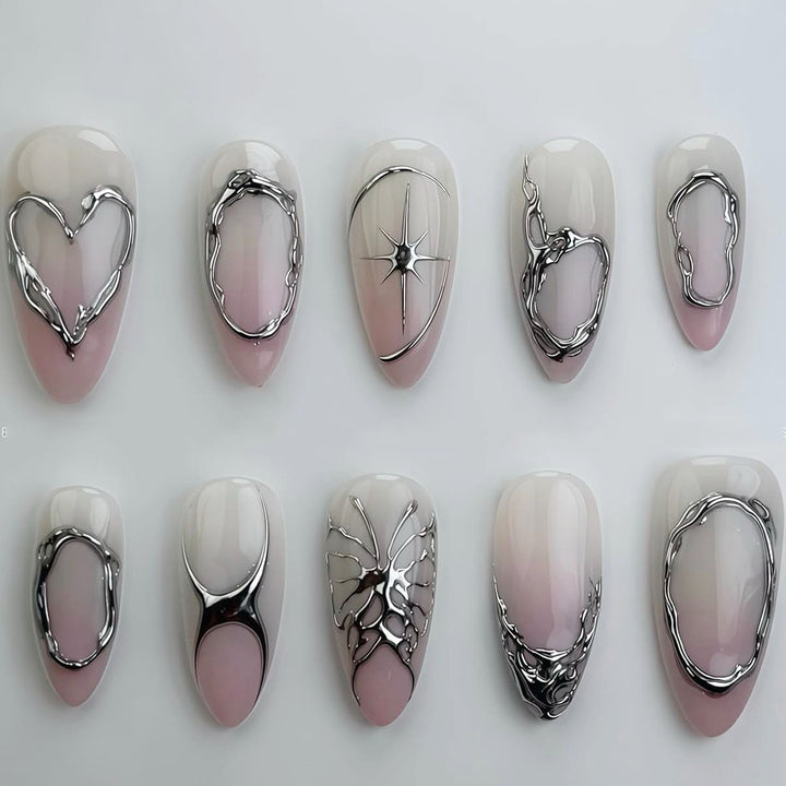 Chic Sculpted Press-On Nail Set Kalsten