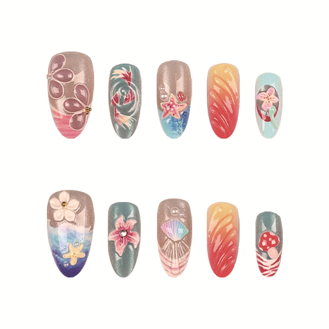 Artistic Tropical Nail Art Collection