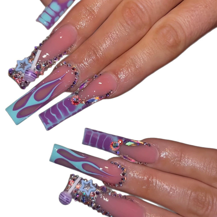 Luxury Embellished Press-On Nail Set Kalsten