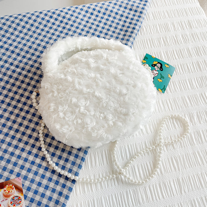 Cute Plush Animal-Themed Crossbody Bag