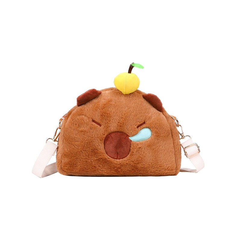 Plush Crossbody Bag In Cute Animal Design Kalsten