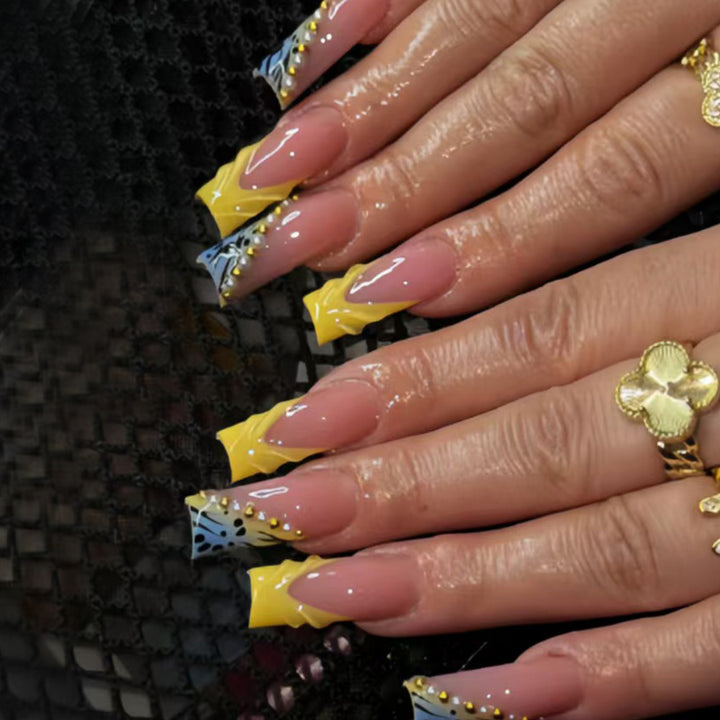 Glamorous Stiletto Press-On Nail Art Set Kalsten