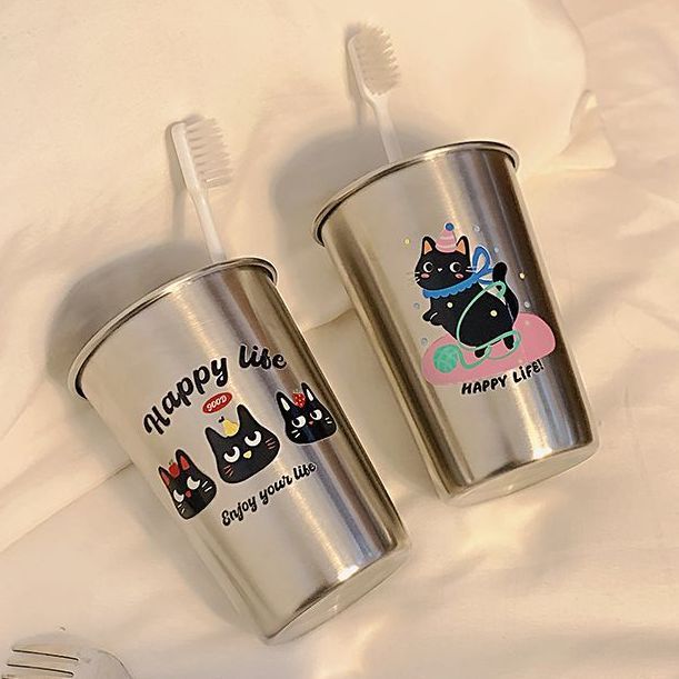Stainless Steel Toothbrush Holder with Playful Animal Design Kalsten